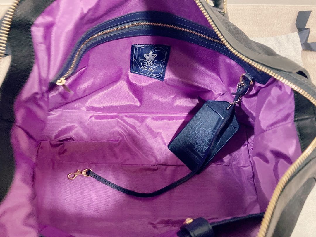 ADMJ ショルダーバッグ　ロゴプレート ナイロン アクセソワ 新品未使用