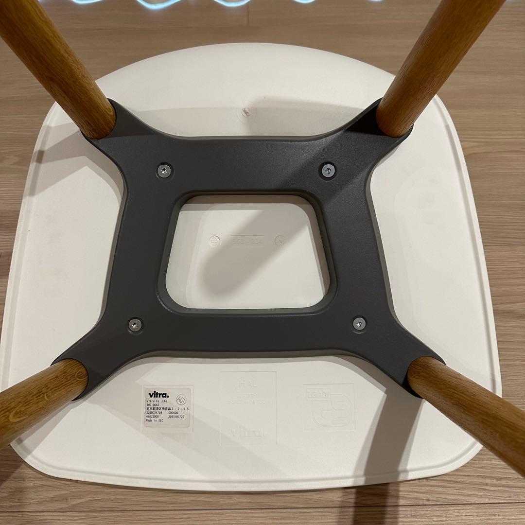 vitra ヴィトラ HAL wood チェア 椅子 ジャスパーモリソン 白