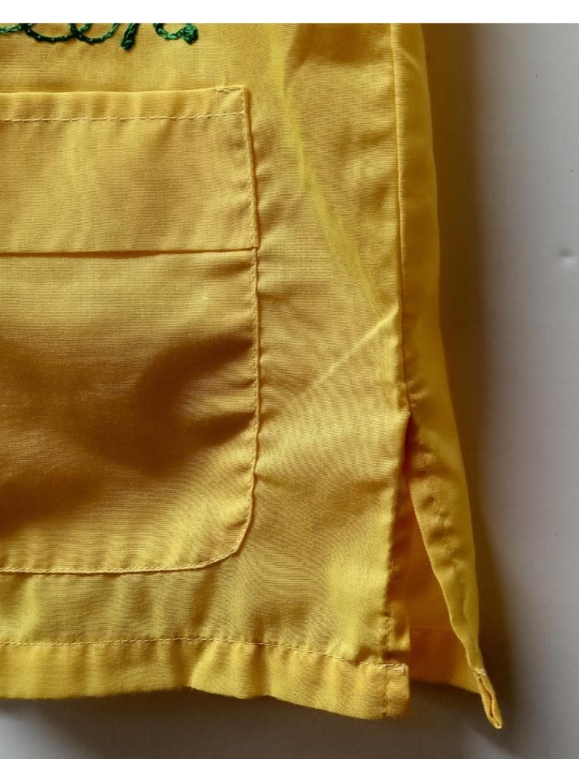 HILTON ビンテージ ボウリングシャツ サイズ34 黄色