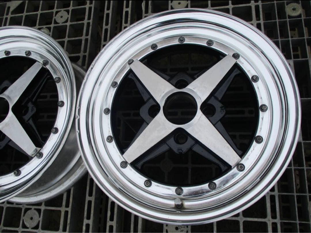 work Equipe 01 2本　pcd100 14インチ　エクイップ　加工品