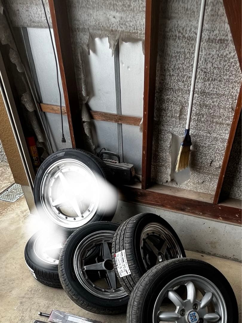 work Equipe 01 2本　pcd100 14インチ　エクイップ　加工品