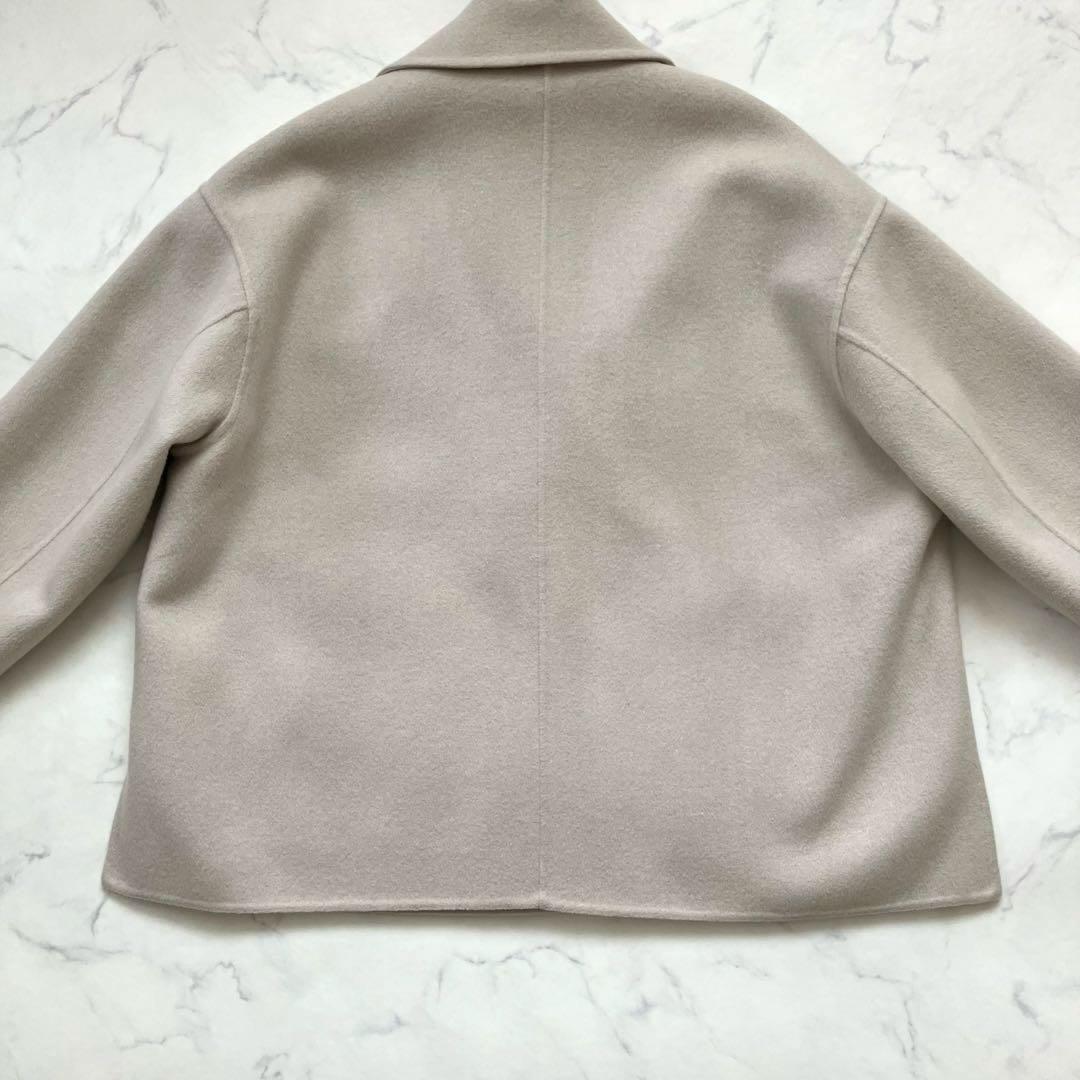 Ballsey プレミアムウールリバー ショートコート　ボールジィ　ベージュ　S