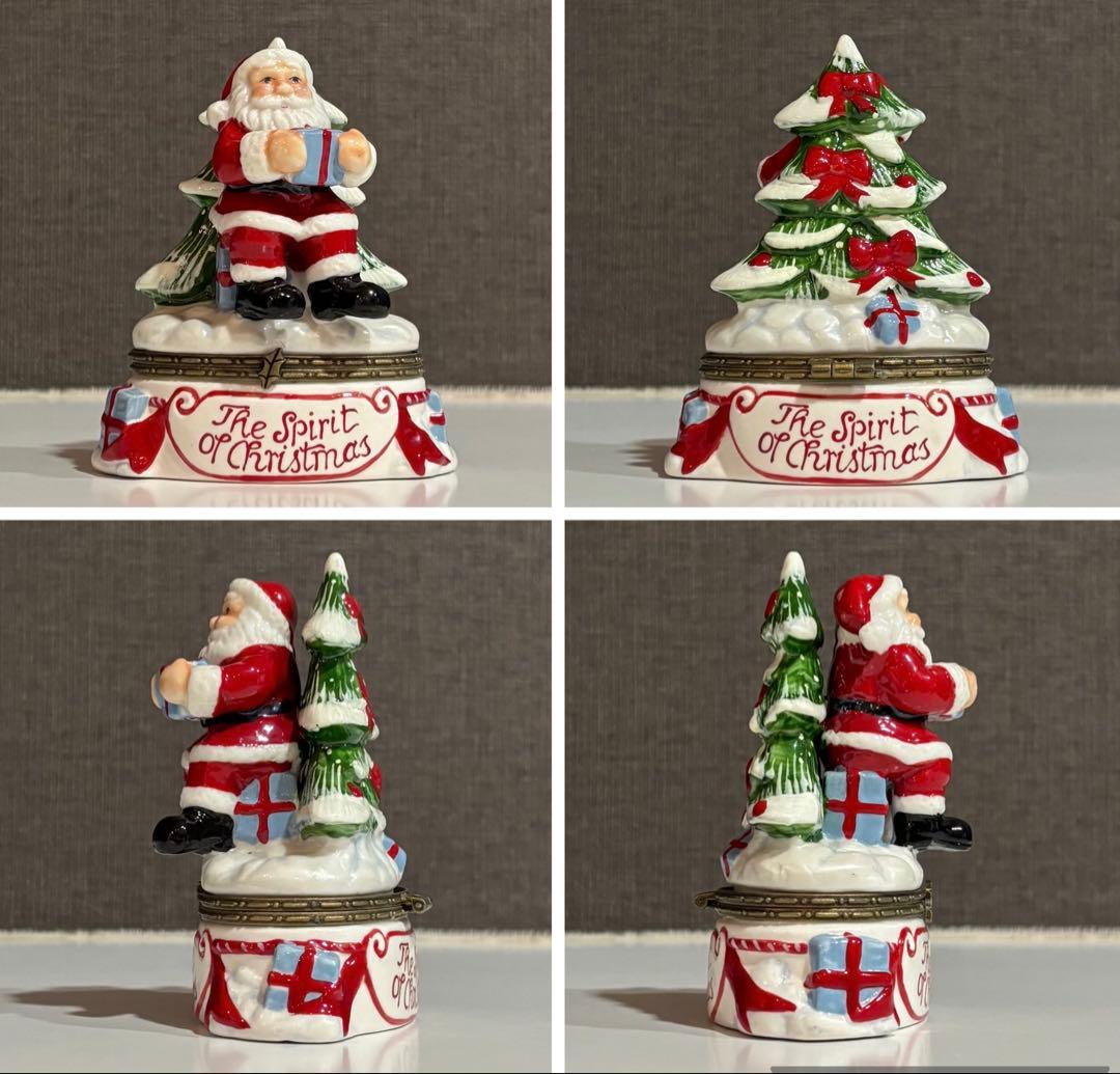 Villeroy & Bochビレロイ&ボッホ クリスマスヒンジボックス4点