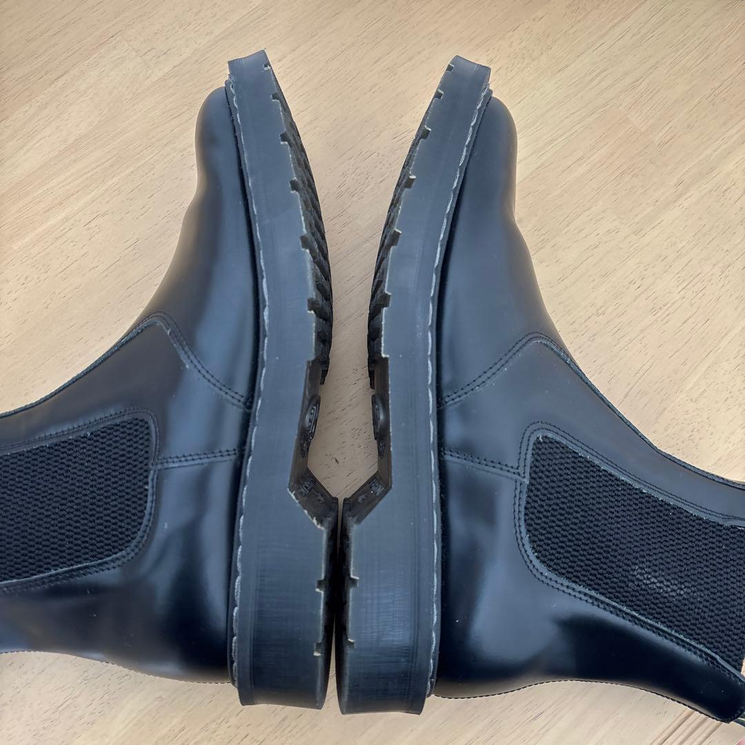 美品　solovair サイドゴアブーツ　24.5 イングランド　レザー　黒