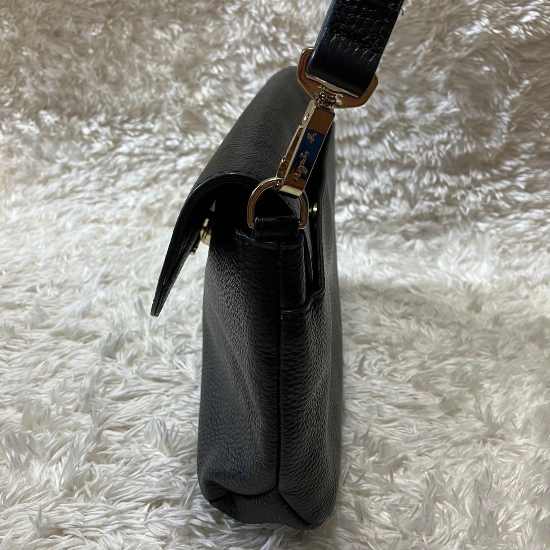 【さっちゃん 様】アニエスベー ショルダーバッグ クロスボディ 牛革 シボ加工