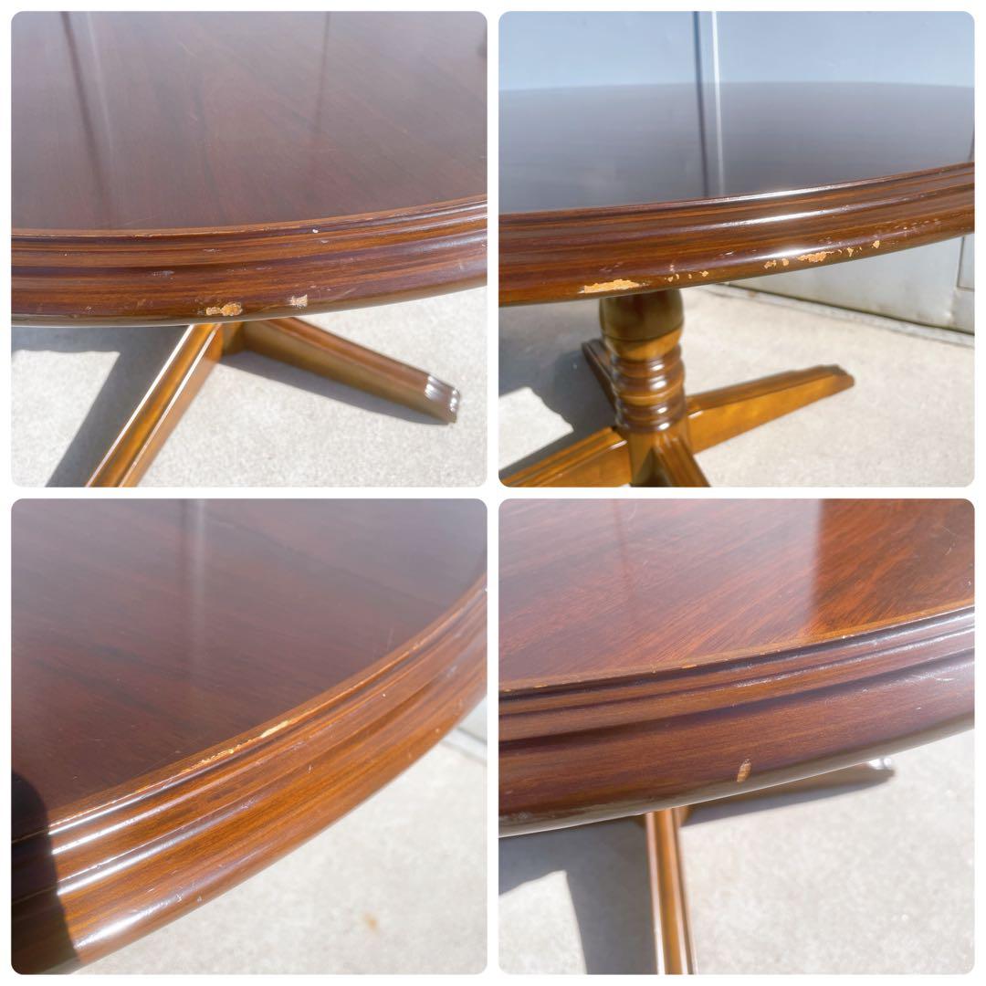 【美品】karimoku カリモク コロニアル ラウンドテーブル 円卓120