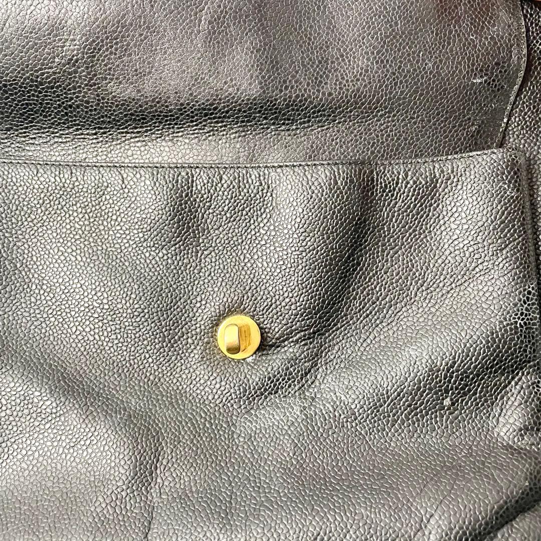 Yuko☆シャネル　キャビアスキン　ターンロック　チェーン　ショルダー