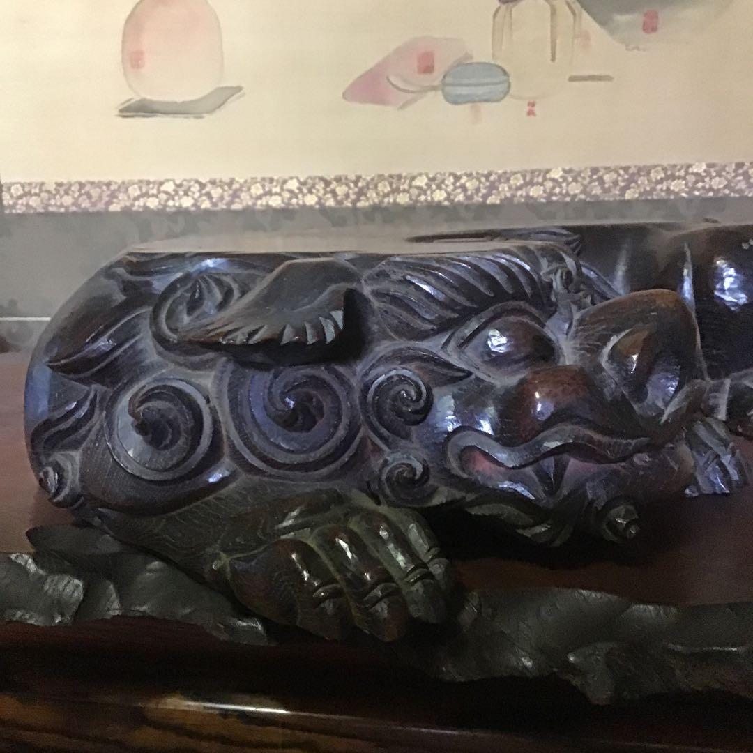 置物台　幕末〜明治　欅材　富豪床ノ間　傳立川和四郎富種