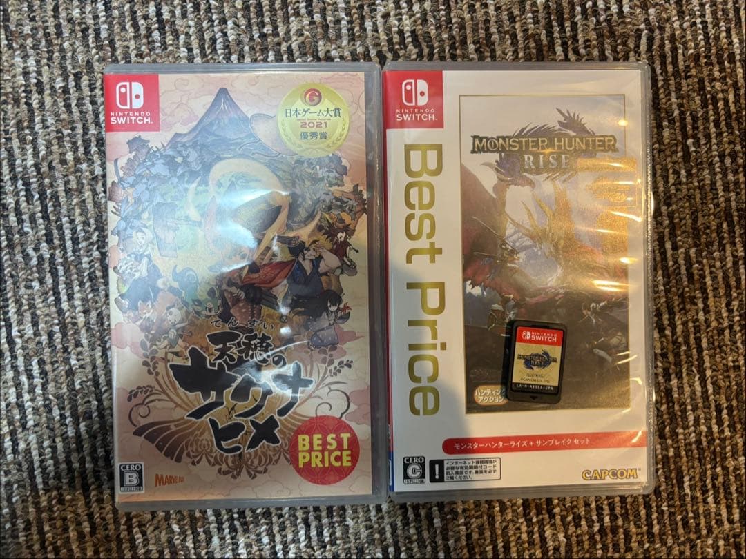 任天堂　switch lite スイッチライト　ソフト2個付き