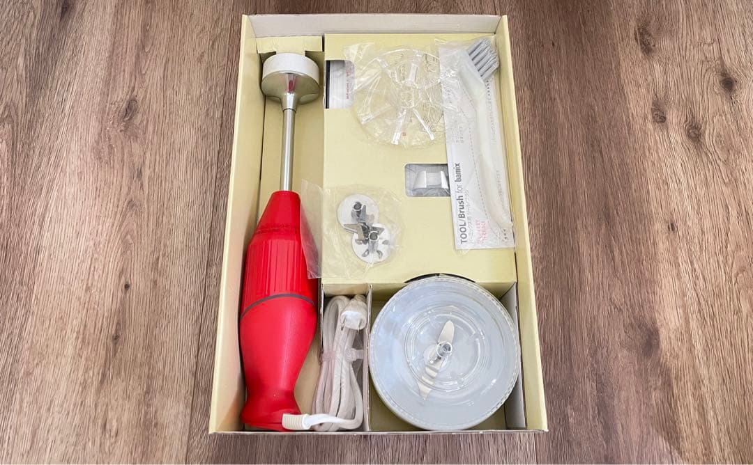 【新品未使用】bamix M300 ベーシック　レッド