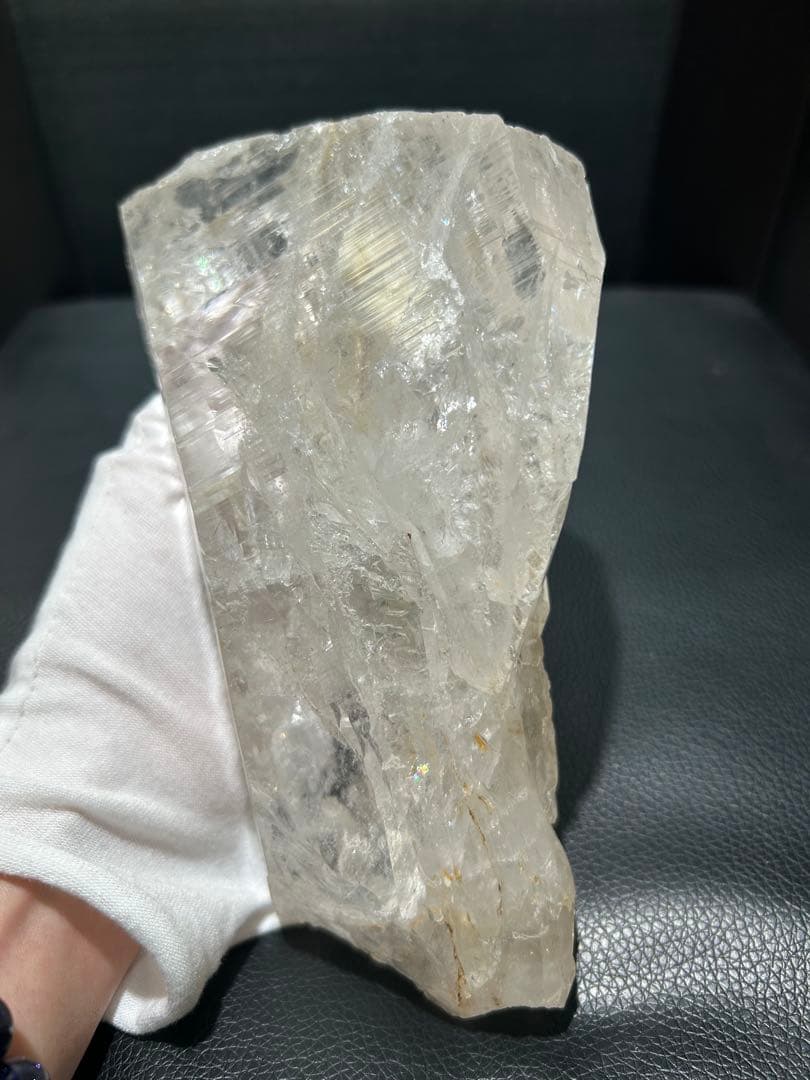 レムリアン　ヒマラヤ水晶　原石　レムリアンシード天然石　特大1194g　最強浄化