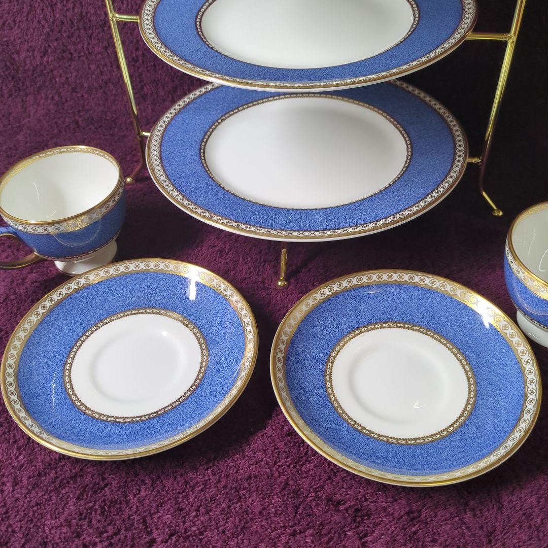 ウェッジウッド　ユーランダー　カップ＆ソーサー　プレート　プレートスタンド