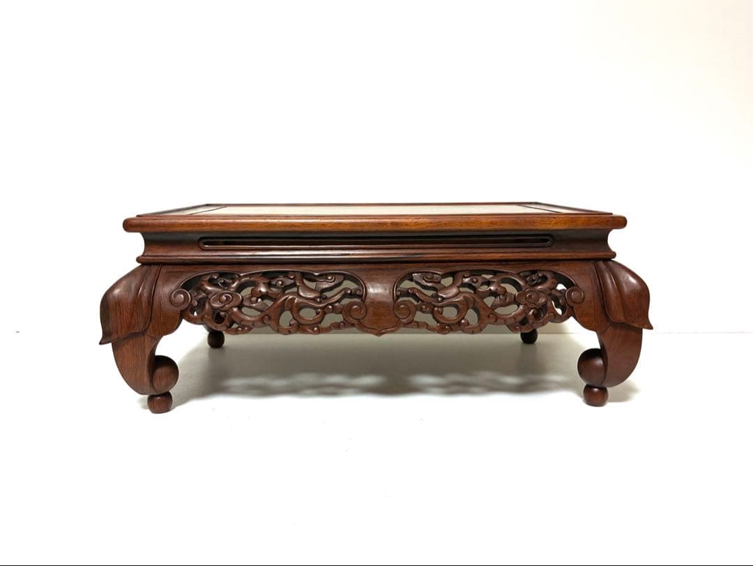 唐木　花梨　花台　香炉台