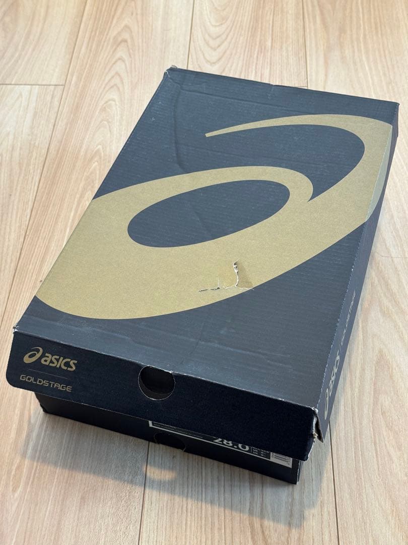 【新品未使用/希少】28cm (白)アシックス/GOLDSTAGE SETDO