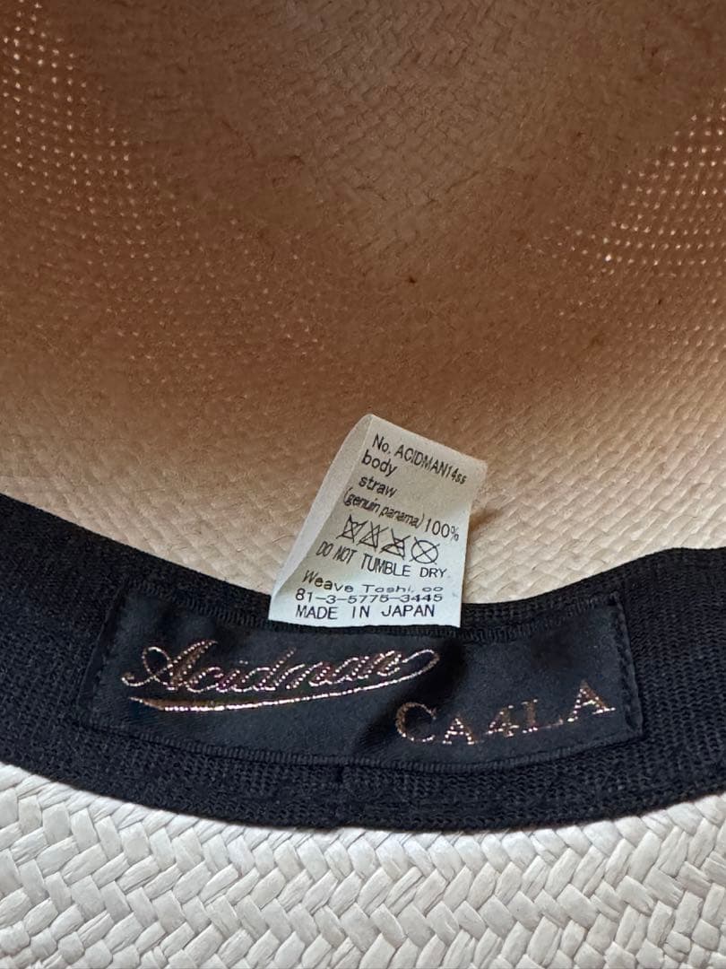 ACIDMAN CA4LA ハット