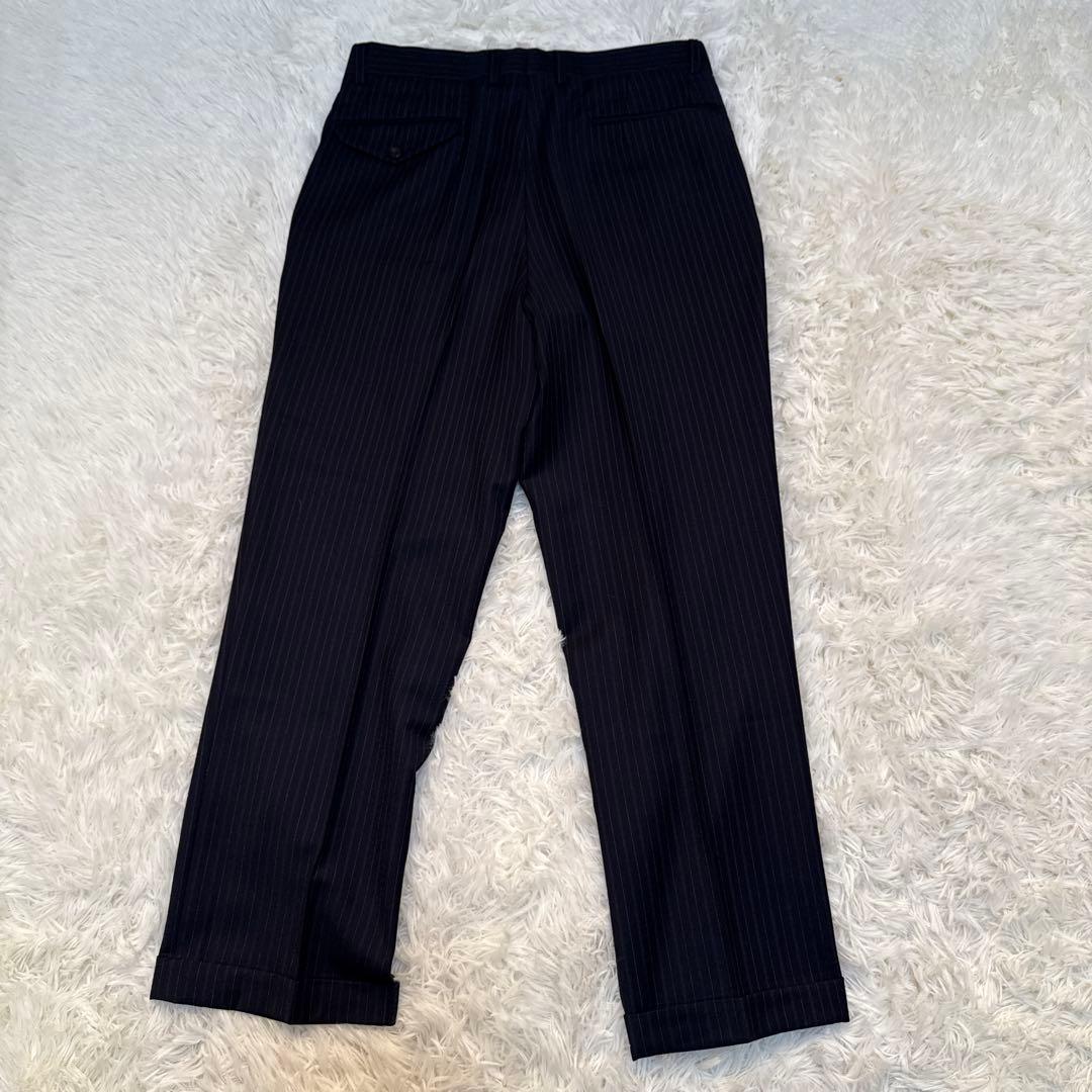 【美品】バーバリーロンドン ダブル スーツセットアップ ストライプ　A6