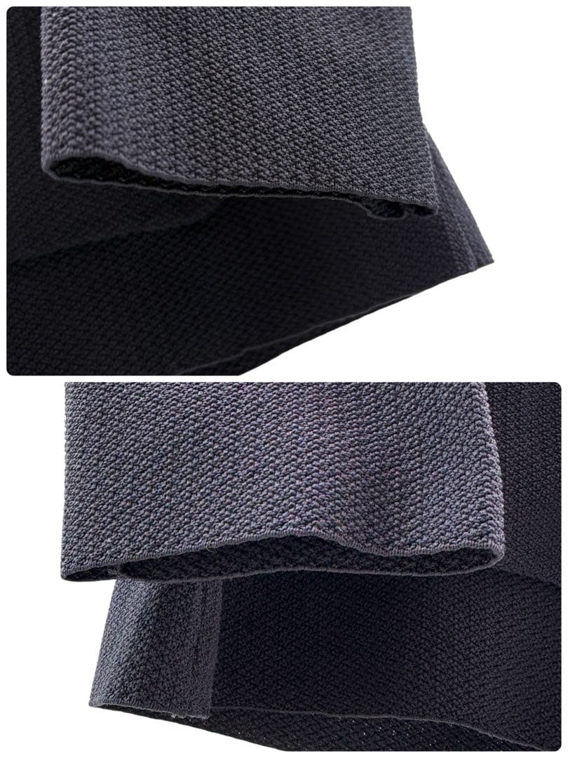 美品　G-Stage ネイビー リブ編みセットアップ　ストレッチ　L