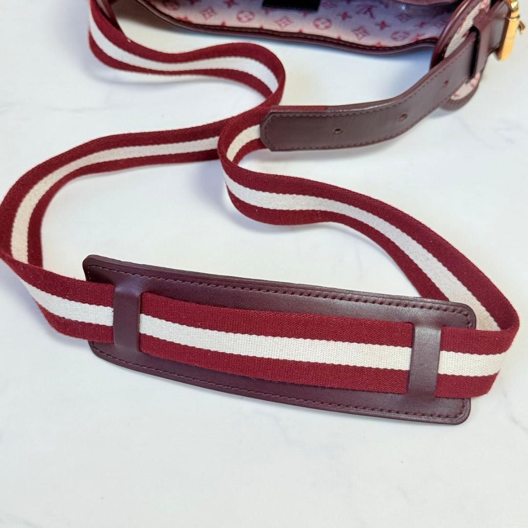 美品 ルイヴィトン モノグラムミニ ブザス マリーケイト チェリー ショルダー