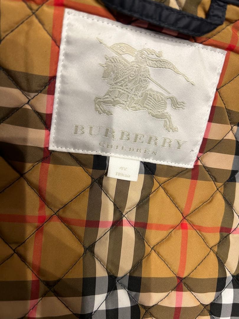 06 BURBERRY キッズ キルティングジャケット 110cm