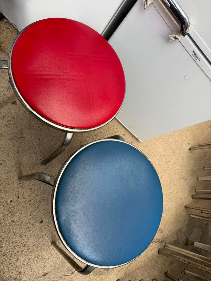 ヴィンテージ　内田洋行 MA-6 回転式スツール 希少 業務用 2脚セット