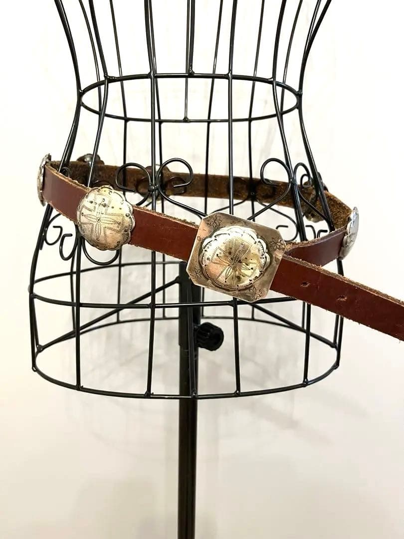 希少✨ RALPH LAUREN ラルフローレン コンチョ ベルト ヴィンテージ