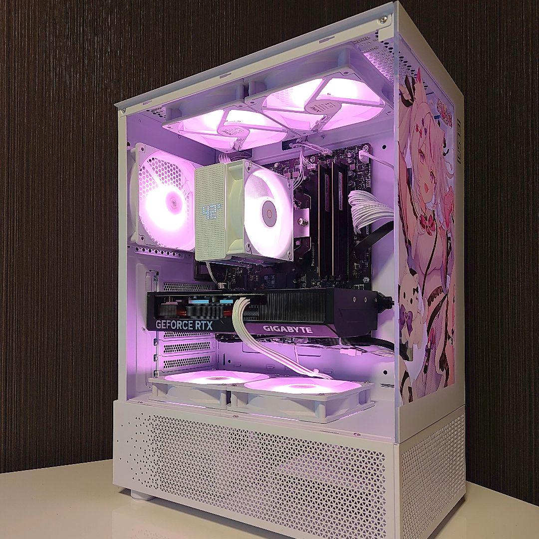 【猫山みあ×ELSAコラボケース ゲーミングPC】デスクトップ／キャラクター