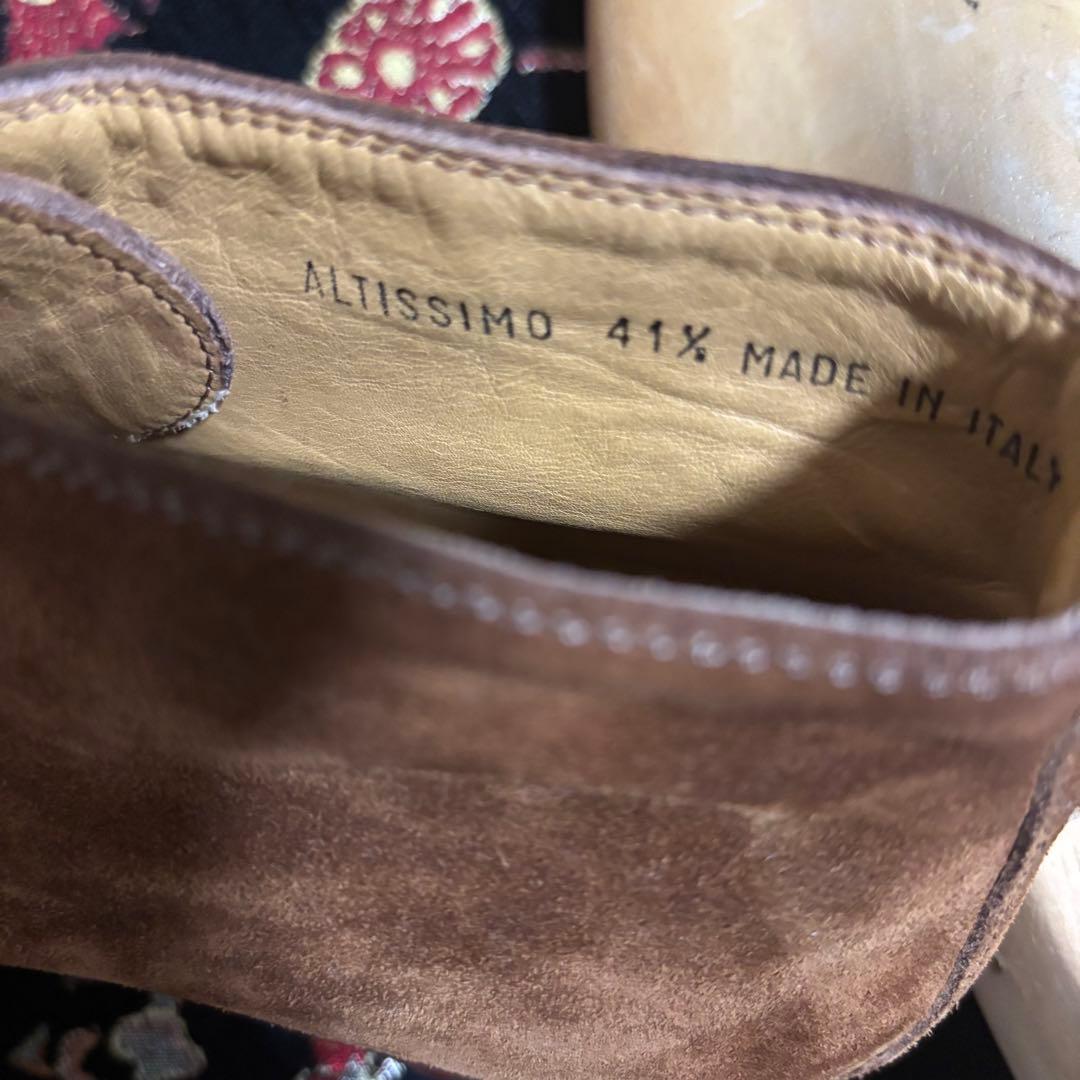 Bally 41 1/2 ダークブラウンスウェード チャッカブーツ 未使用