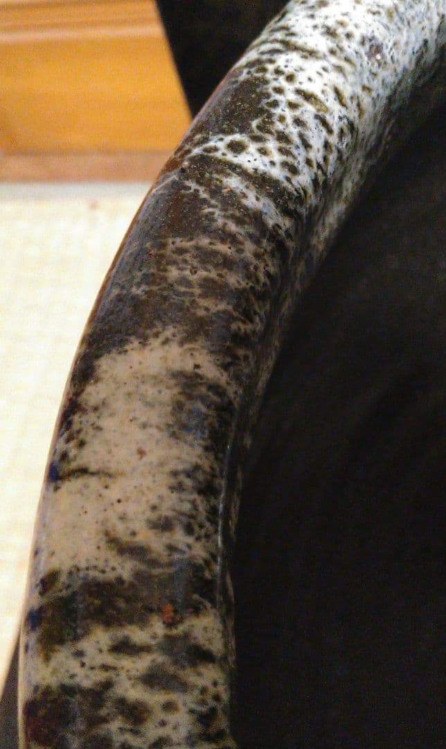 NO362 堤焼　甕　瓶　宮城　仙台　民芸　時代物