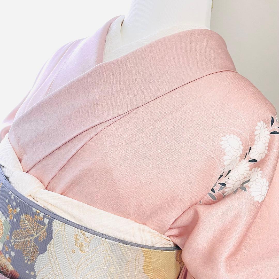 桜色 友禅 4点 フルセット 訪問着 入学式 卒業式 入園式 春 秋 冬