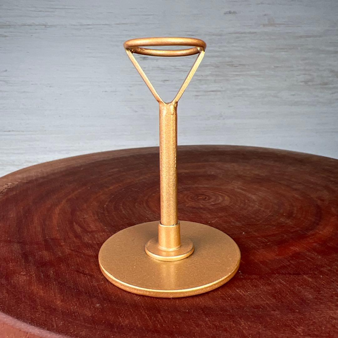 天然石　マカバスター　シトリン　台座付き