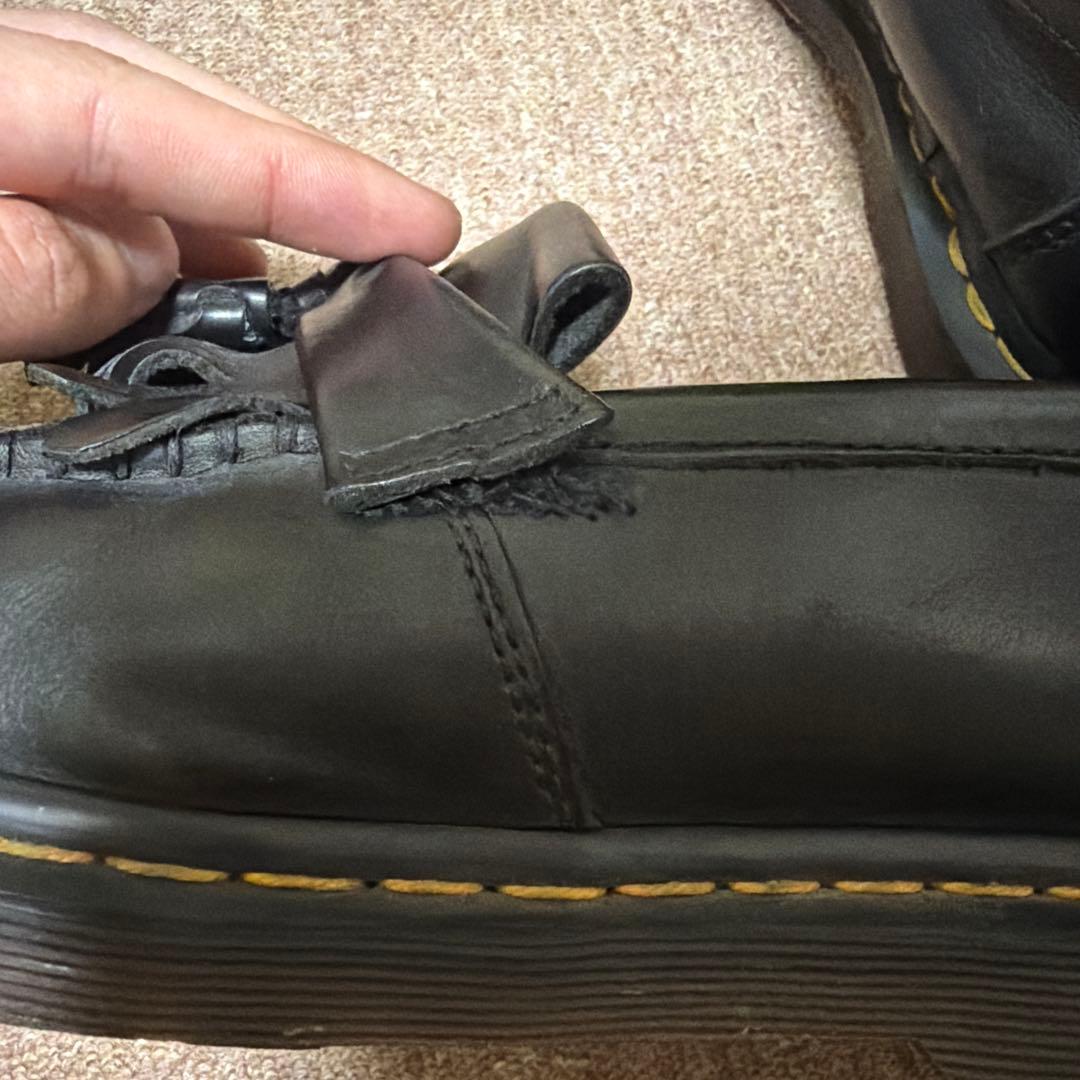 ドクターマーチン　タッセルローファー　ブラック　UK8 27cm相当