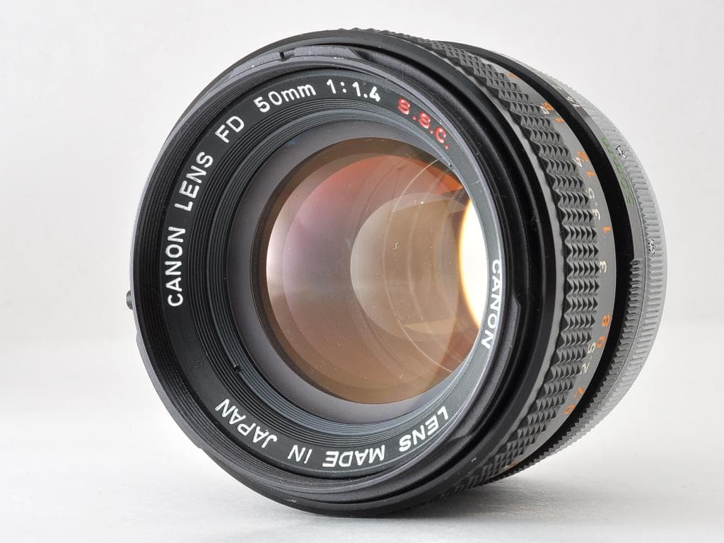 キヤノン AE-1 PROGRAM シルバー FD 50/f1.4 SSC 動確