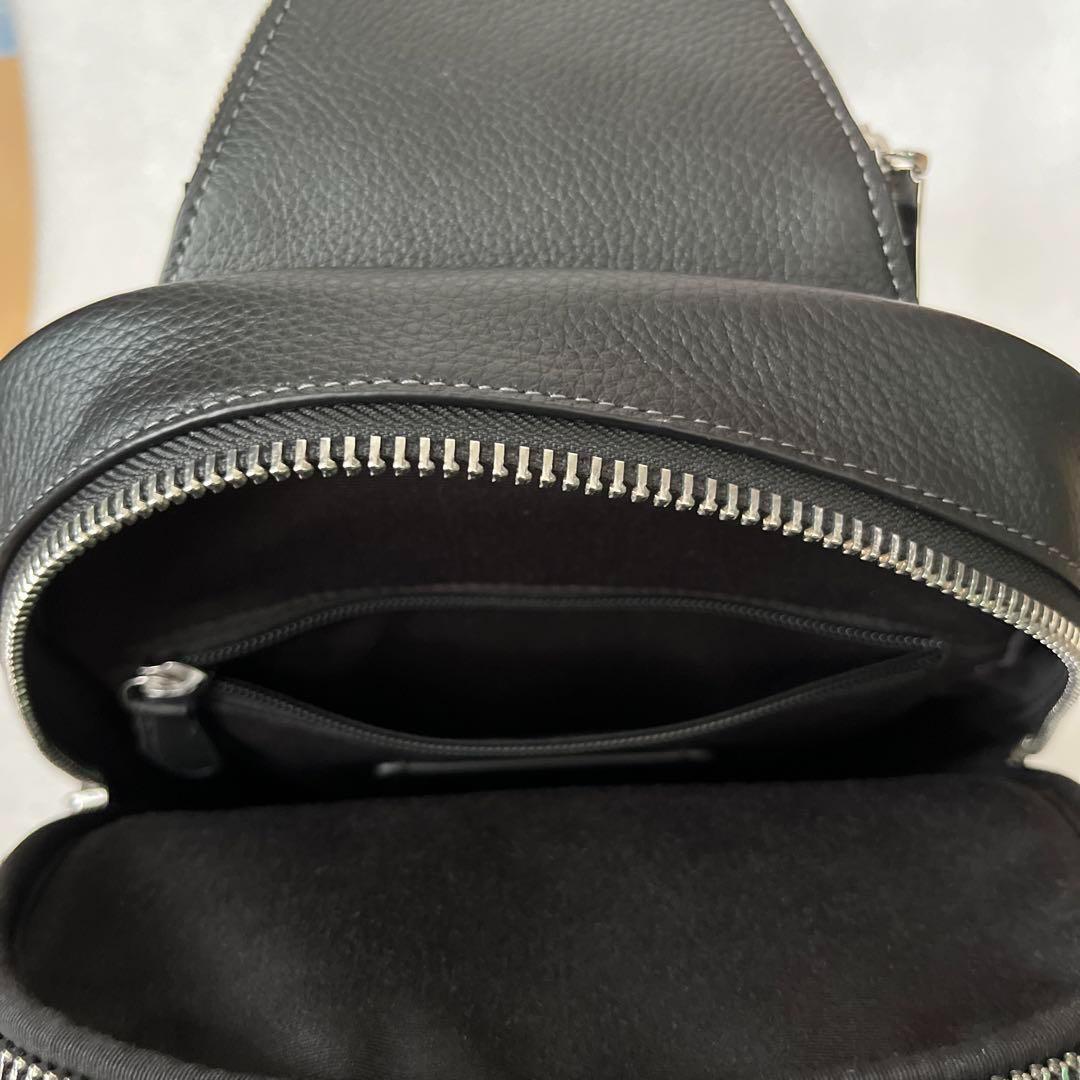 お値下げ【美品】COACH ボディバック　ショルダーバッグ　コーチ　レザー