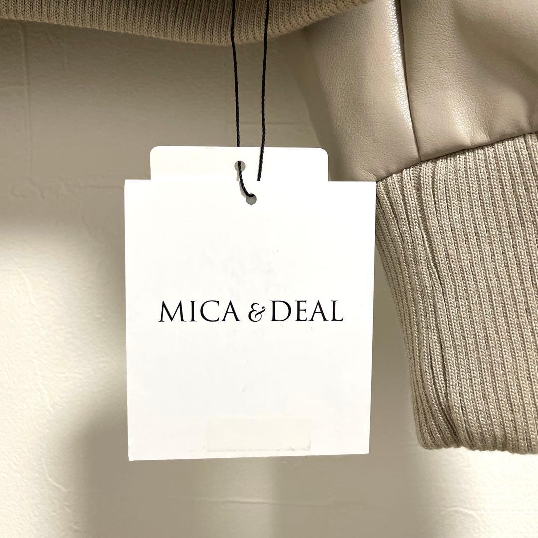 【新品】MICA&DEAL ノーカラージャケット ブルゾン 日本製