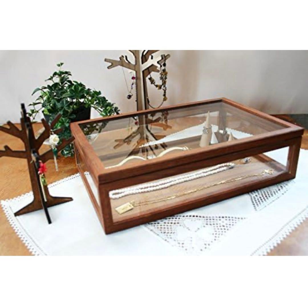 La-Luz ラ・ルース　ウォールナット ケース L ジュエリーボックス