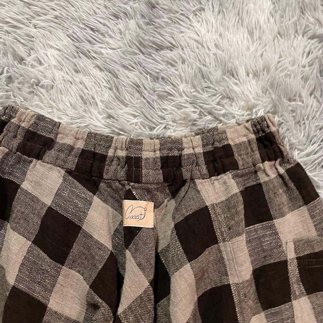 【F】うさとの服 ♡ usaato　ムササビパンツ チェック サルエル 希少