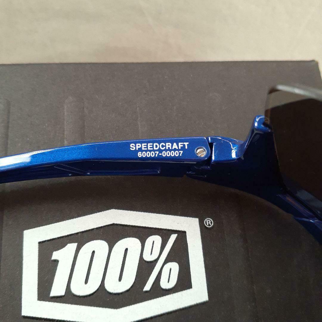 100% SPEEDCRAFT コバルトブルー ワンハンドレッド サングラス