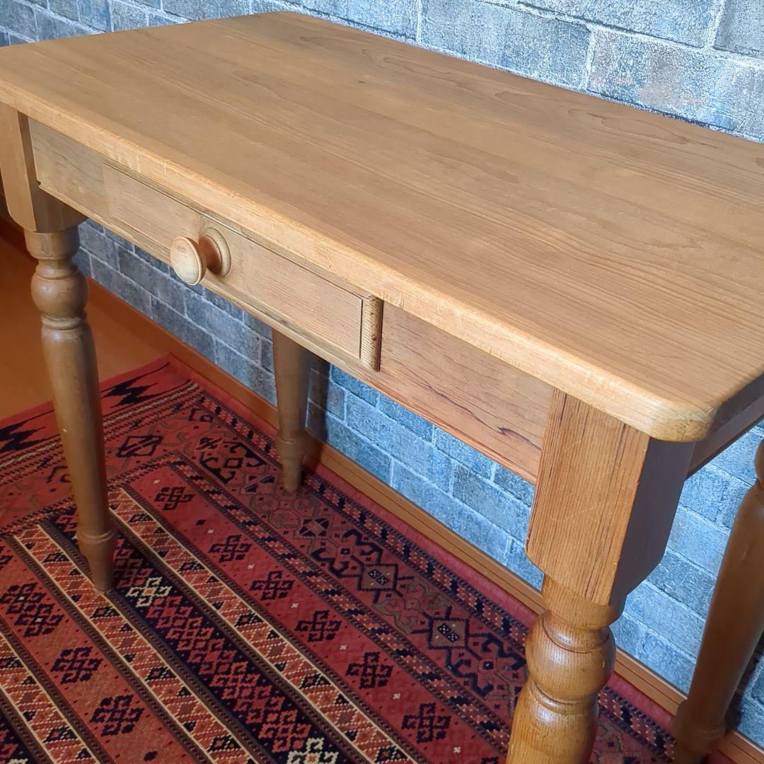 PINK HOUSE アンティークパイン木製テーブル