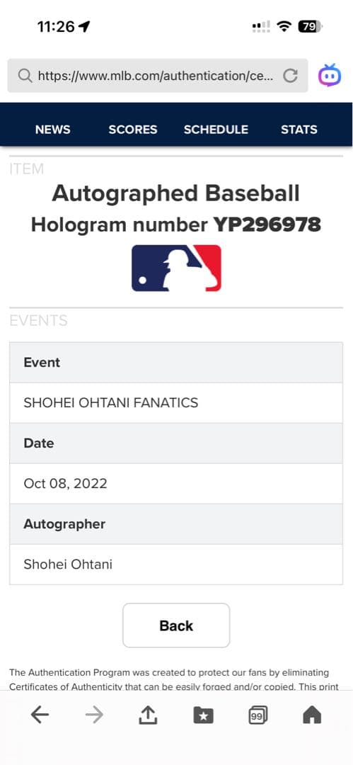 【れいと】50個限定　大谷翔平 直筆サイン MLB初投打規定数達成記念