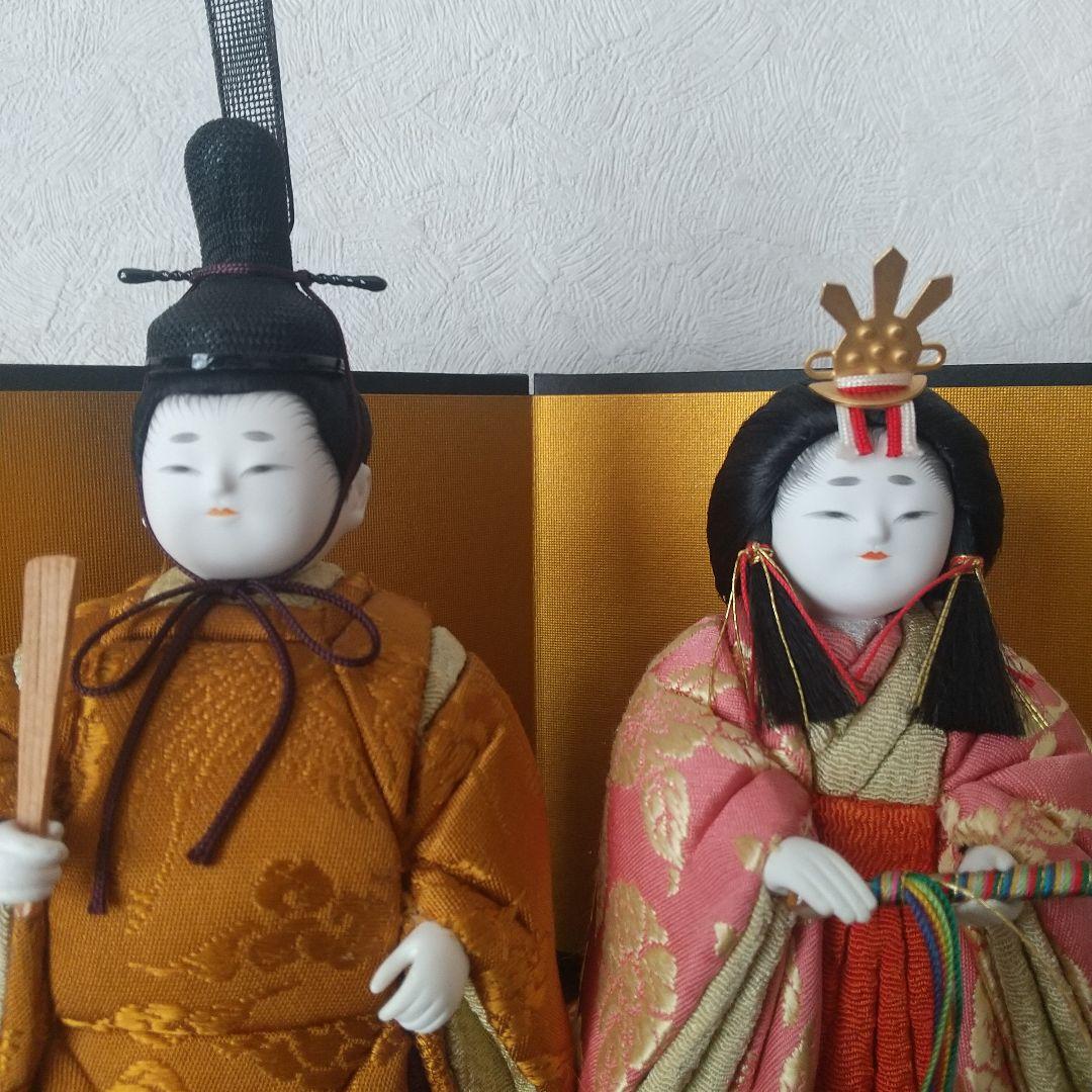 お値下げ中 原孝洲 雛人形 親王飾り 木目込み雛人形 立雛