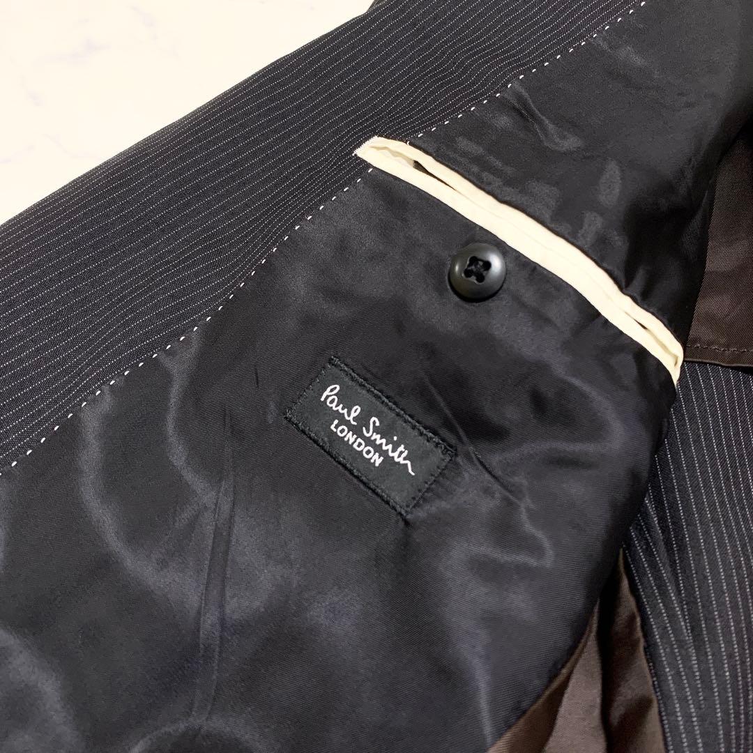 【超希少XLサイズ　ゼニア】ポールスミス　ビジネススーツセットアップ