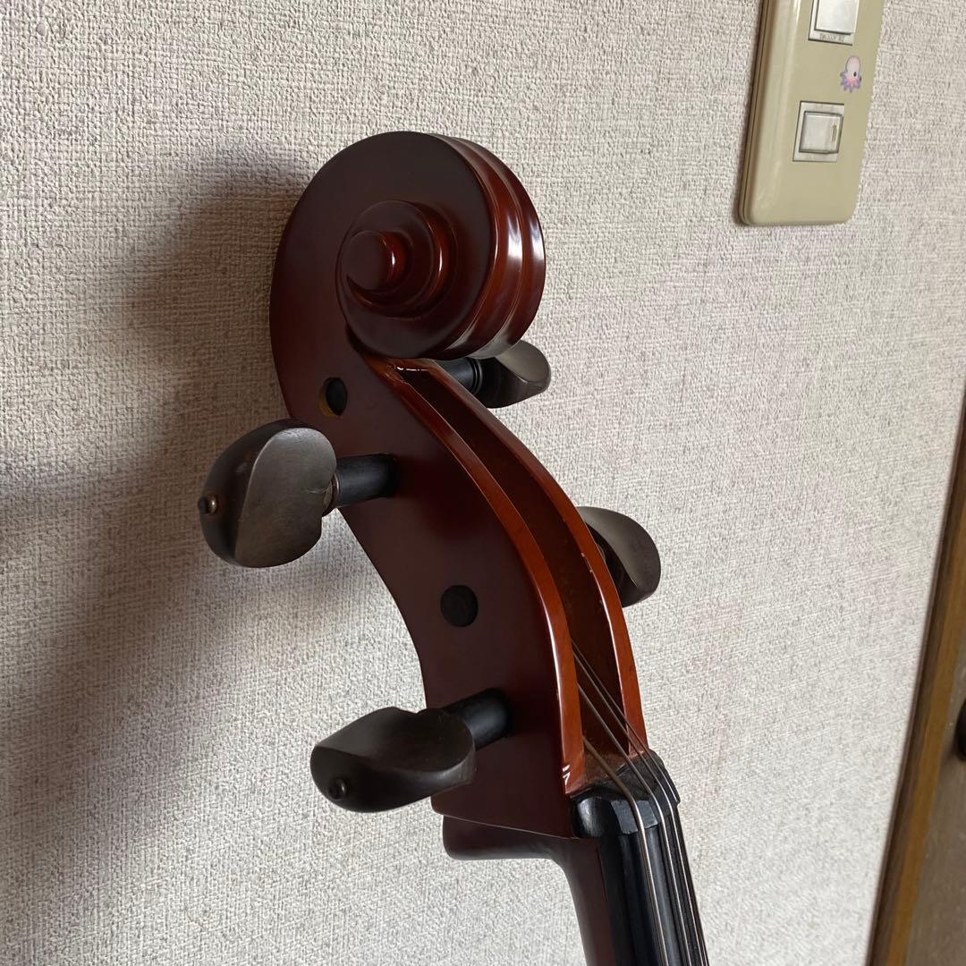 【弓・収納袋付き】エレクトリックチェロ サイレントチェロ 木製 匿名配送