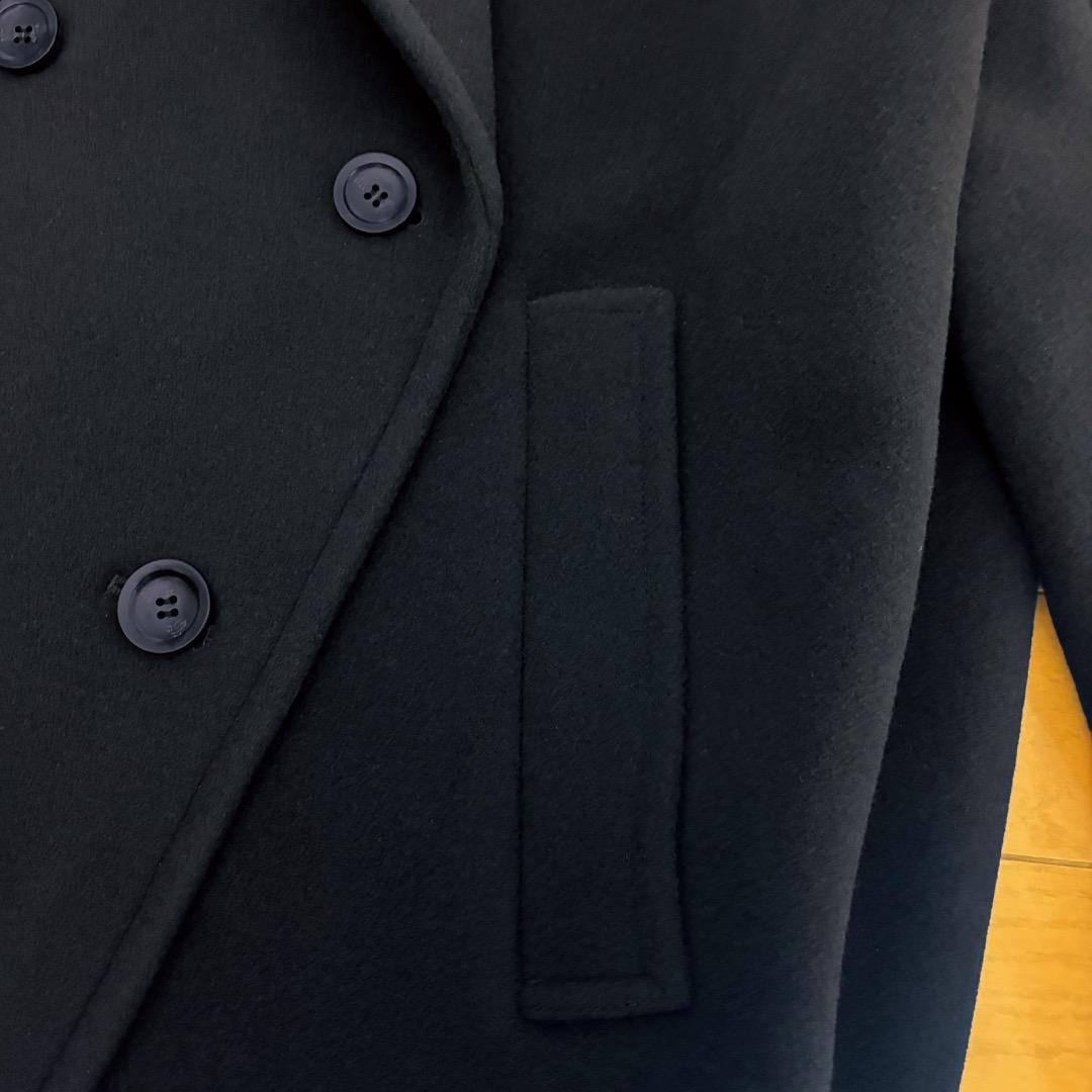 【試着のみ】WEB限定 サロンアダムエロペ MANTECOコート S ネイビー