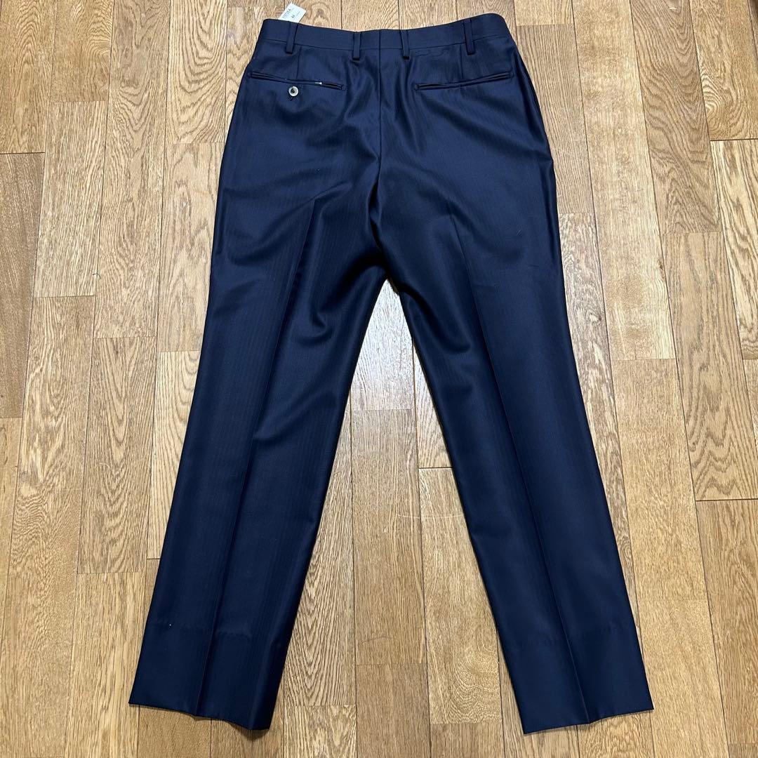 【新品未使用】HILTON ウール＆シルク ビジネス スーツ イギリス生地使用