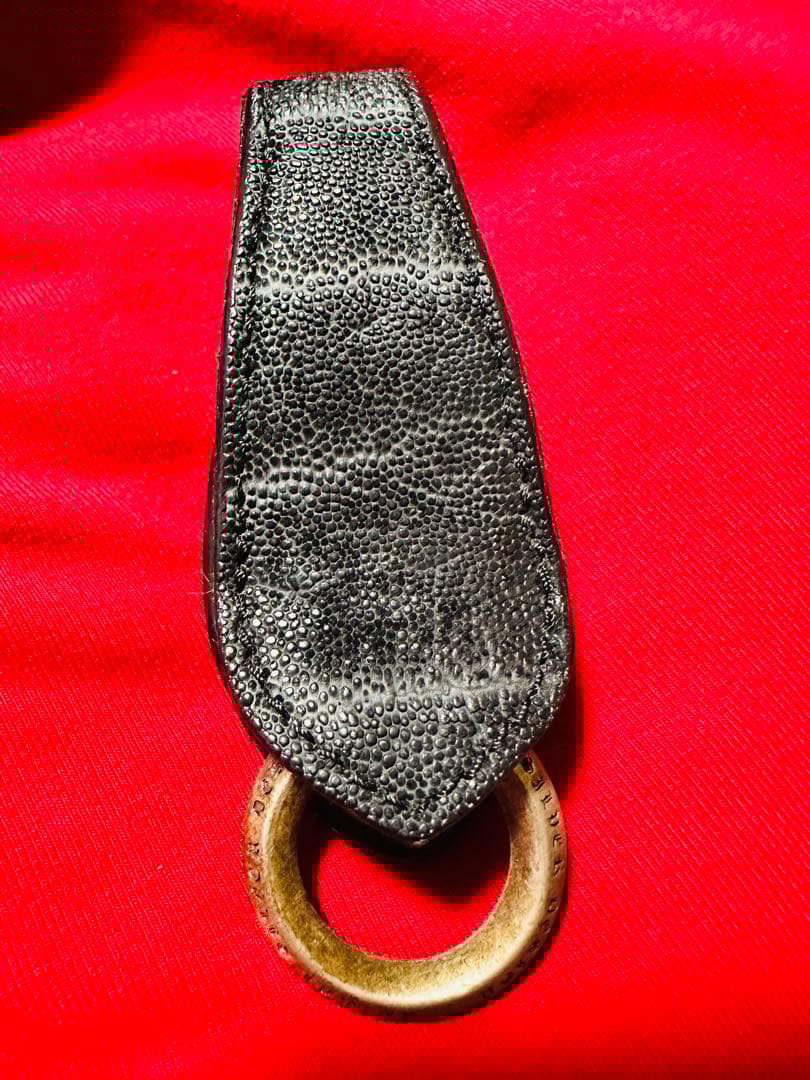 Elephant ループキーホルダー 象革 エレファント エキゾチックアニマル