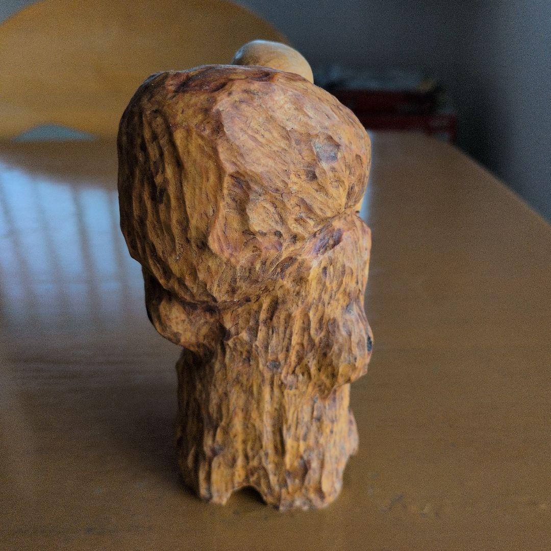 木製 一刀彫七福神 置物　大きいサイズの7体セット