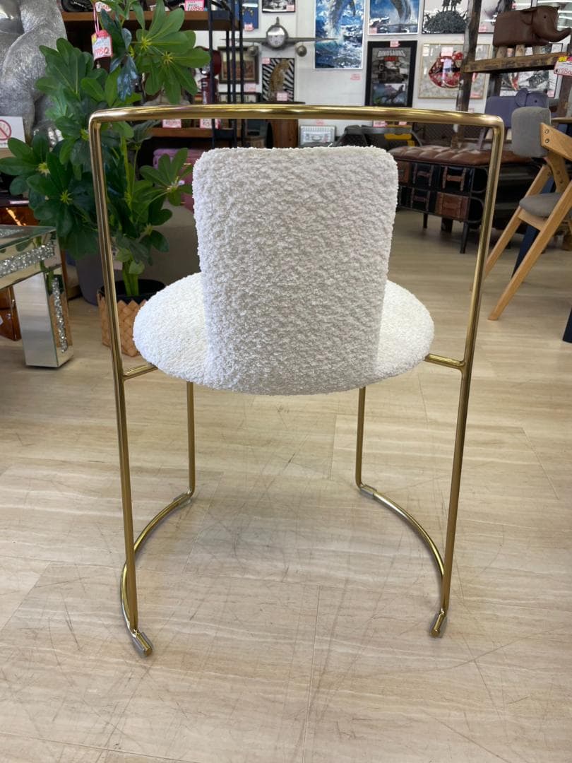 ダイニングチェア　ブークレ　PC-622IV　ホワイト　イス　いす　椅子　チェア