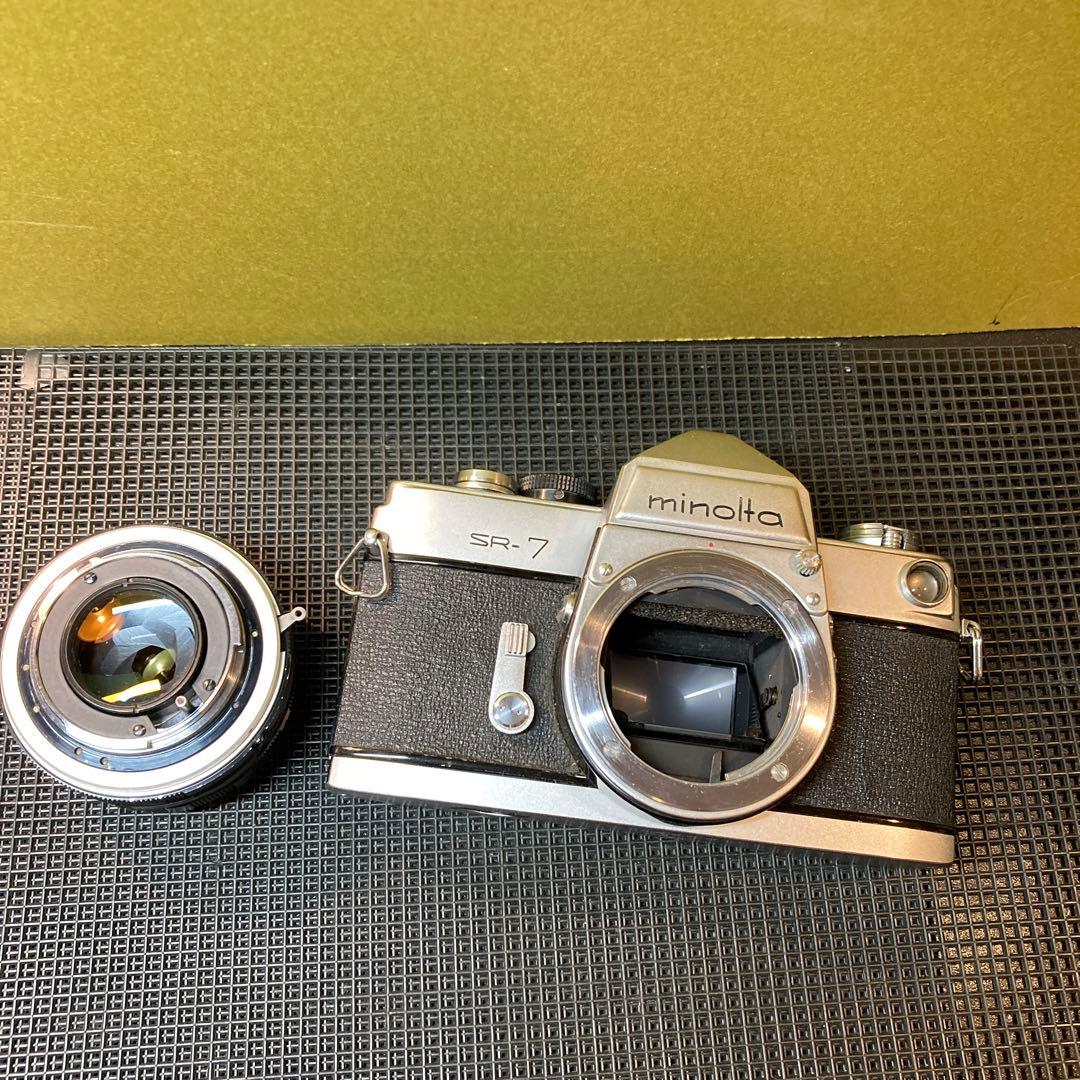 カメラ　フィルム　ミノルタ SR-7 稼働品　f=55mm F1.8