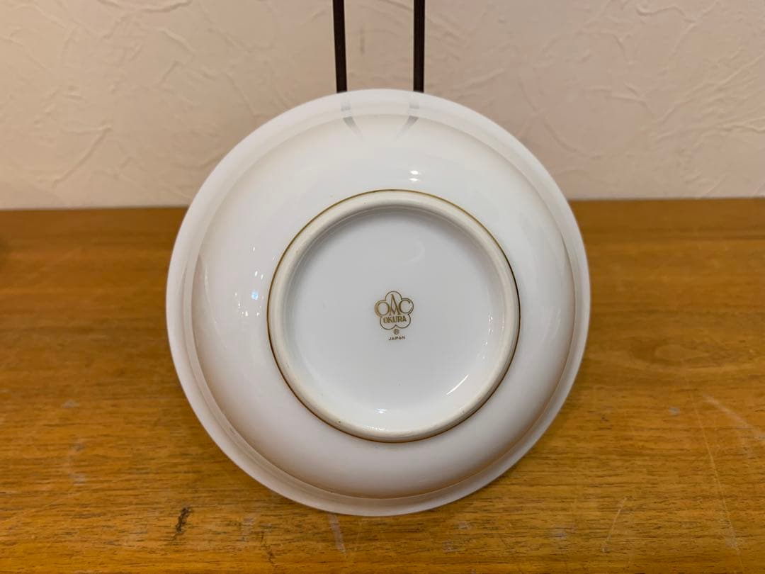 N1129-23★Okura China 青い花模様 ボウル 4個セット