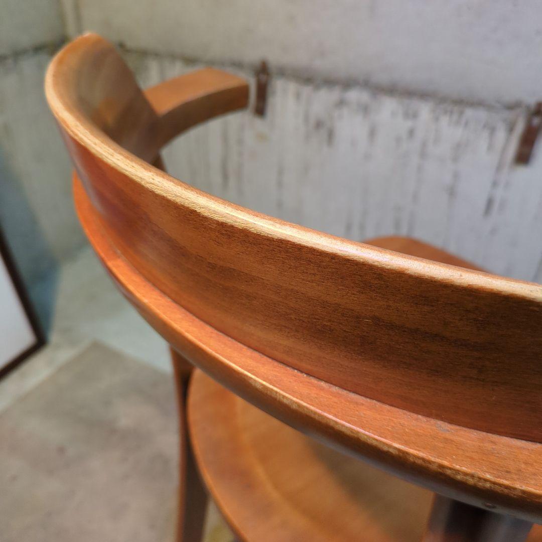 柏木工　ソフィー④　ダイニングチェア　ハーフアームチェア　飛騨家具